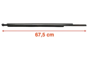 Toyota Çıta Cam Sıyırıcı Fitil Hılux Revo 15-21 Arka Sağ (nikelaj) - 68180-0K120